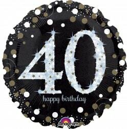 balloon for 40th birthday