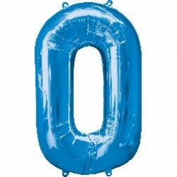 Number 0 - Blue