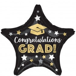 Congrats Grad Black Star